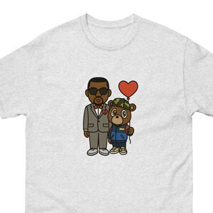 Kanye West Bear 808s and Heartbreak Bape-Inspired Y2K Style Tshirt